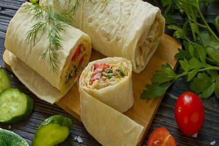 Шаверма в лаваше острая