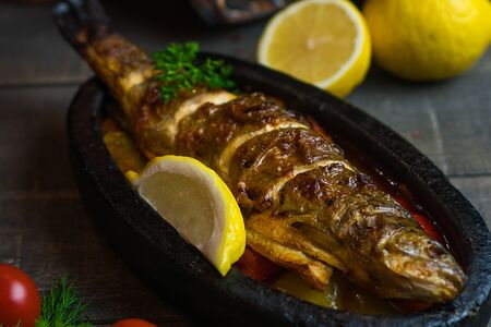 Форель в печи