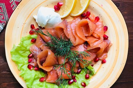 Лосось малосольный