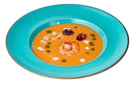 Крем-суп Креветочный с гребешками