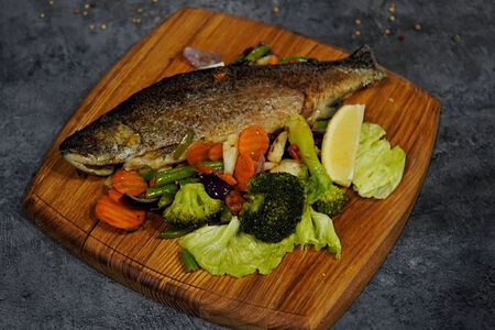 Рыба с овощами