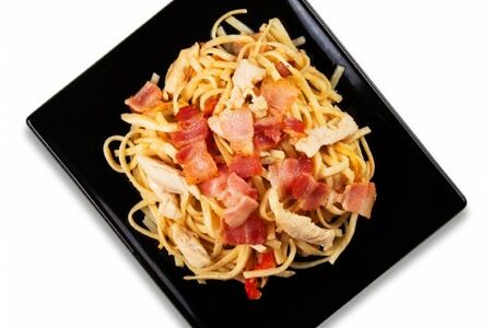 Карбонара по-азиатски