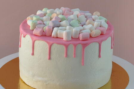 Торт Малина-банан