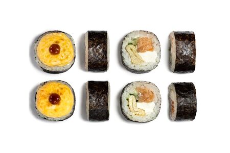 Запечённый ролл Вулкан с лососем