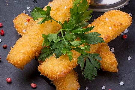 Жареный сыр в панировке