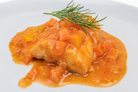 Горбуша под маринадом