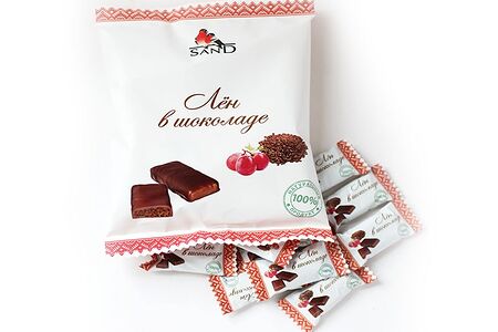 Шоколадные конфеты Лен в шоколаде