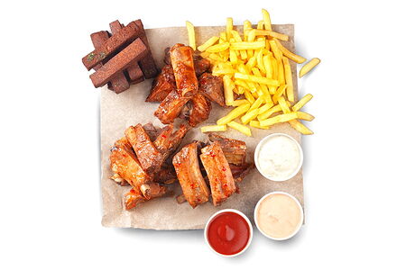 Ассорти на компанию со свиными ребрами