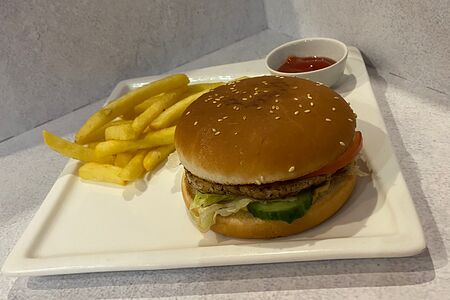 Бургер сырная курочка