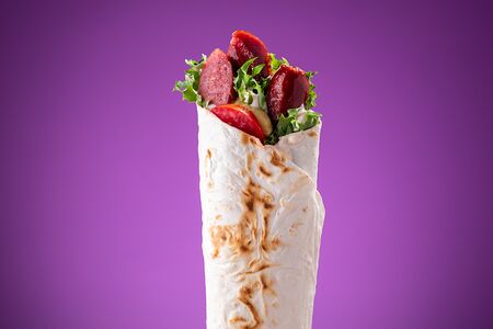 Хот-дог в лаваше