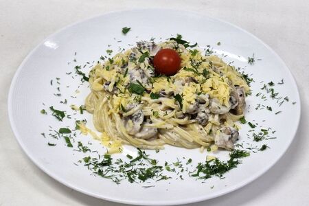 Паста с грибами