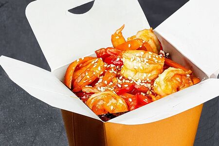 Креветки сладкий чили