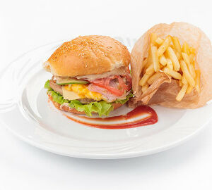 Гамбургер со свининой