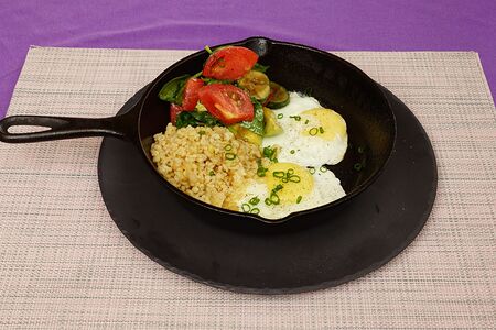 Яичница из трех яиц 3 шт