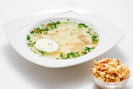 Бульон с курицей