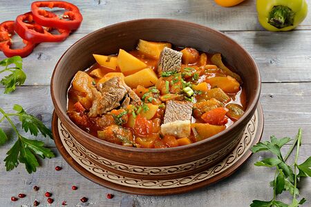 Аджапсандал с мясом