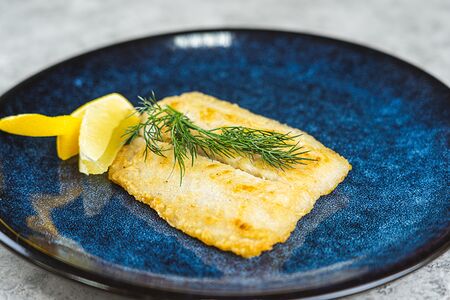 Морской язык в цитрусовой панировке