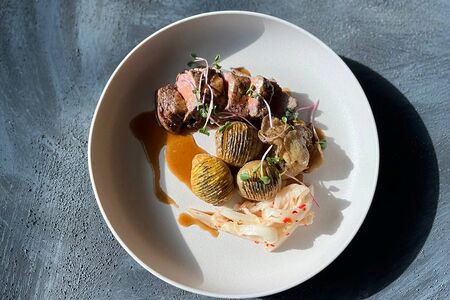 Говядина с капустой ким-чи