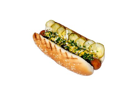 Хот-дог с моцареллой