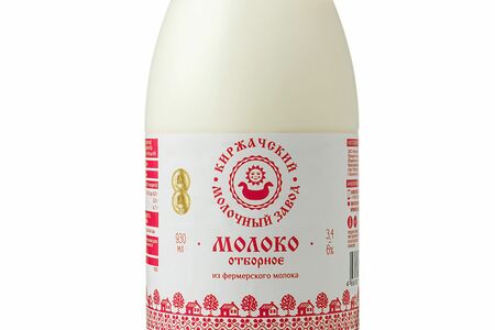 Бзмж Молоко Отборное 3.4-6% 930мл Кмз