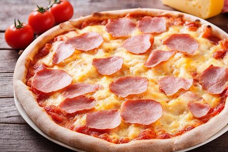 Пицца Ветчина и сыр маленькая