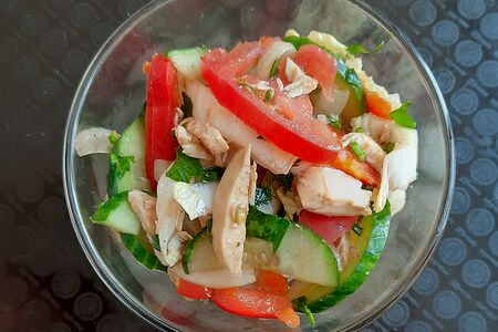 Овощной с курицей