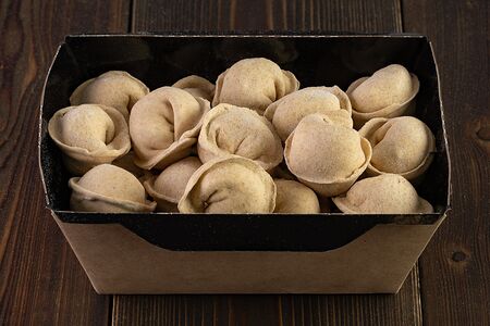 Ма-пельменья с курицей и сливками