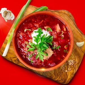 Борщ из свежей капусты