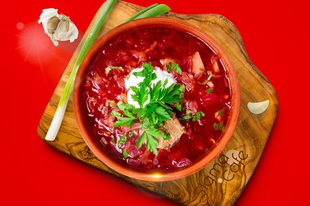 Борщ из свежей капусты