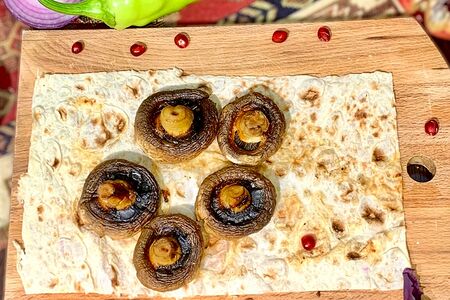 Грибы на углях