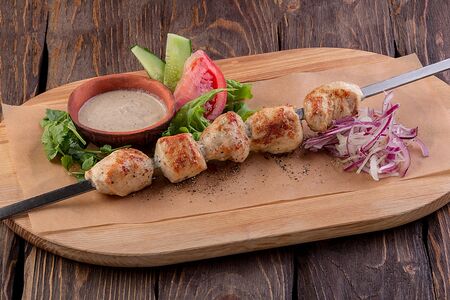 Шашлык из филе курицы