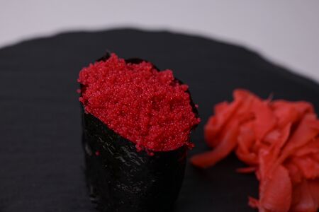 Суши с икрой летучей рыбы