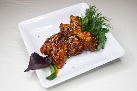 Куриные крылья барбекю