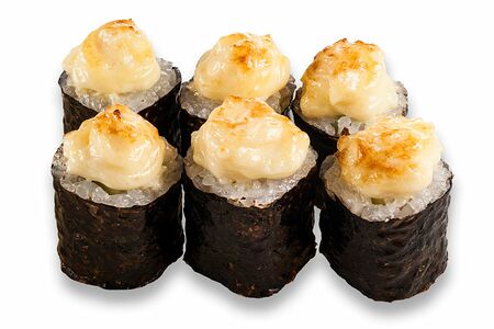 Мини-ролл Хот с лососем