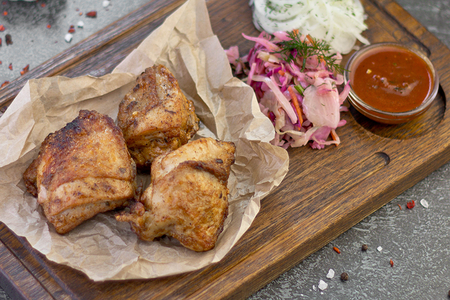 Шашлык из куриного бедра