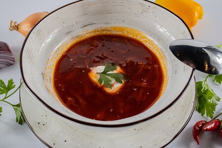 Борщ с говядиной