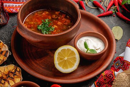 Солянка мясная