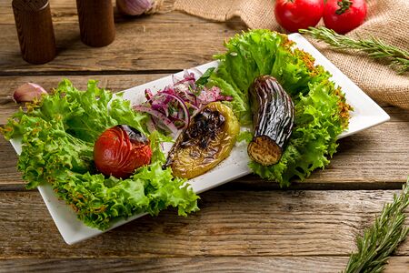 Шашлык из баклажана