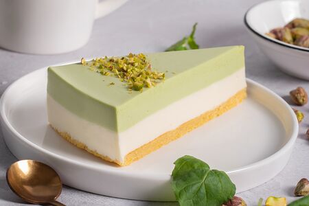 Фисташковый муссовый пп чизкейк