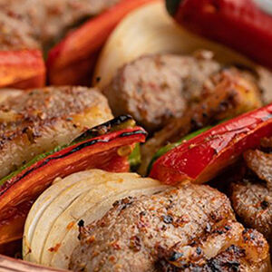 Кусковой шашлык с курдюком