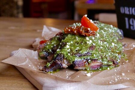 Свиные рёбра Песто