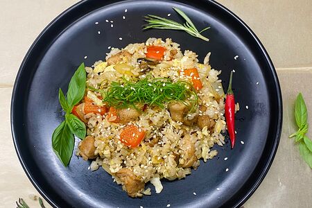 Тепаньяки с курицей