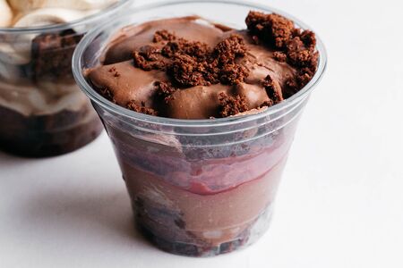 Трайфл Шоколад-малина без глютена и сахара