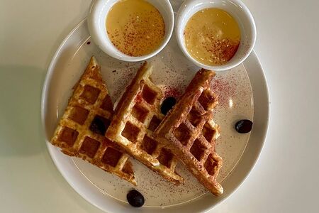 Творожные вафли