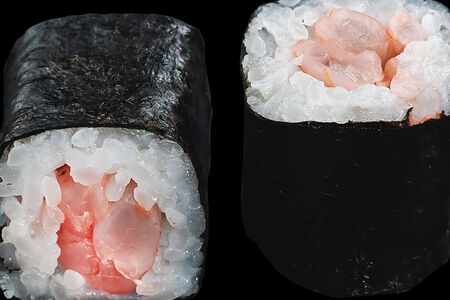 Мини ролл с креветкой