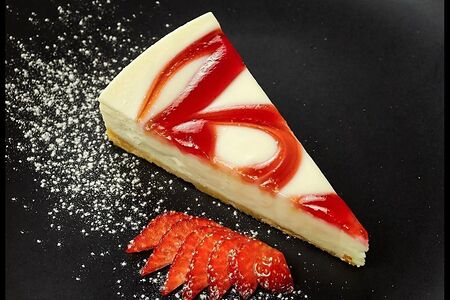 Чизкейк клубничный