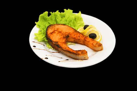 Форель на углях