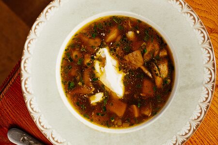 Суп Грибной с перловкой