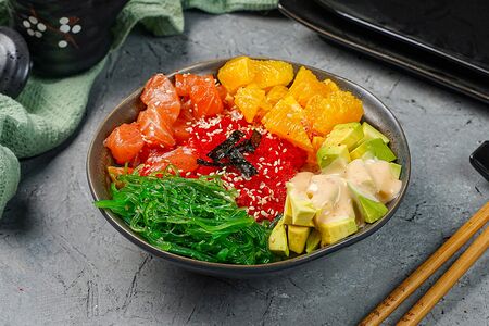 Поке с лососем