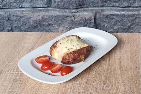 Клубень с лососем